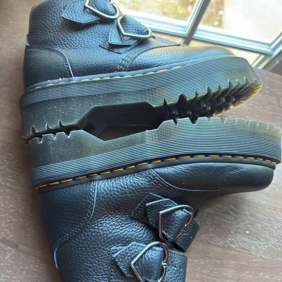 Black Leather Ankle Boots - Picture 5 of 5